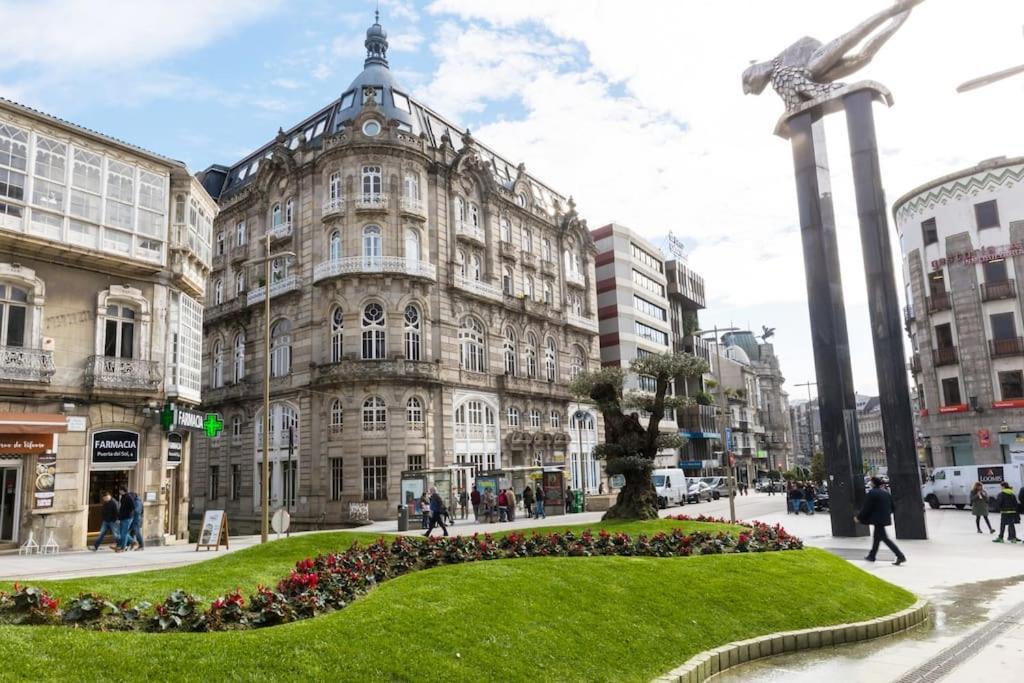 Duplex De Lujo En Pleno Centro De La Ciudad. Vigo Exterior foto